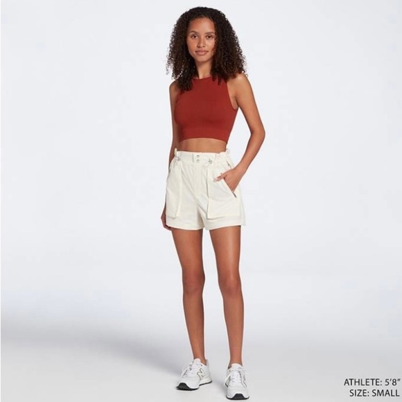 NWT CALIA Women's Woven Paperbag Short Size XXL - Picture 2 of 4